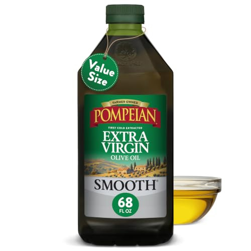 Pompeian Smooth Extra Virgin Olive Oil 68 Fl Oz 2 L