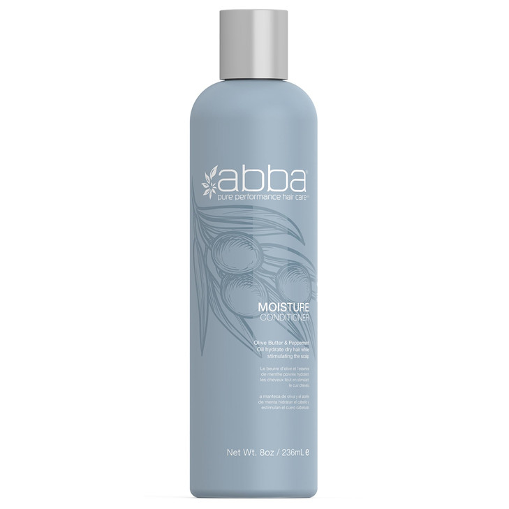 Abba Moisture Conditioner Olive Butter And Peppermint Oil 8 Fl Oz
