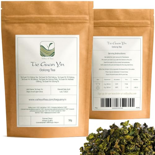Tie Guan Yin Oolong Tea Chinese Iron Goddess Leaves Floral Orchid Notes