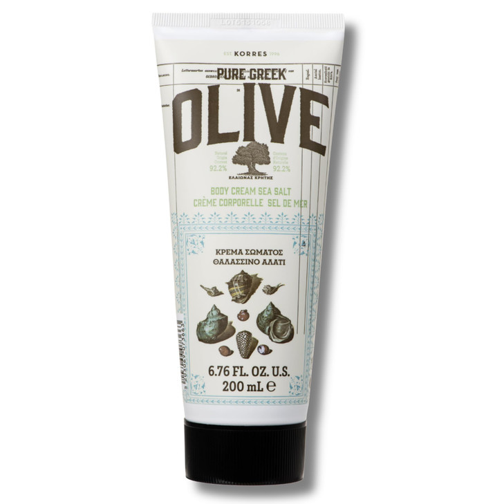 Korres Pure Greek Olive Body Cream Sea Salt 6.76 Fl Oz