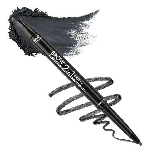Absolute New York Natural Ebony 2 In 1 Brow Perfecter Dual Ended Brow Tool