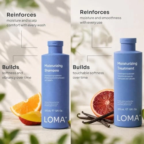 Loma Hair Care Moisturizing Shampoo And Treatment Duo