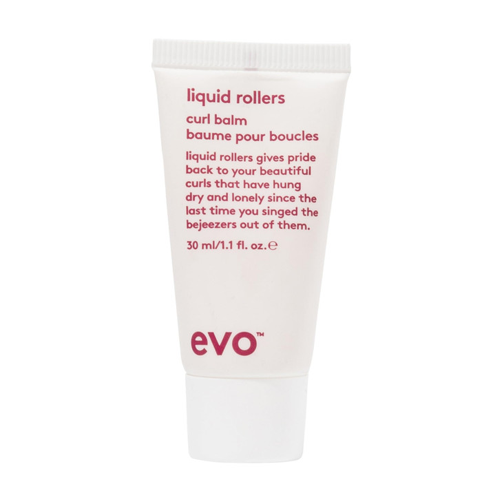 Evo Liquid Rollers Curl Balm For Wavy Curly Coily Hair 1 Fl Oz