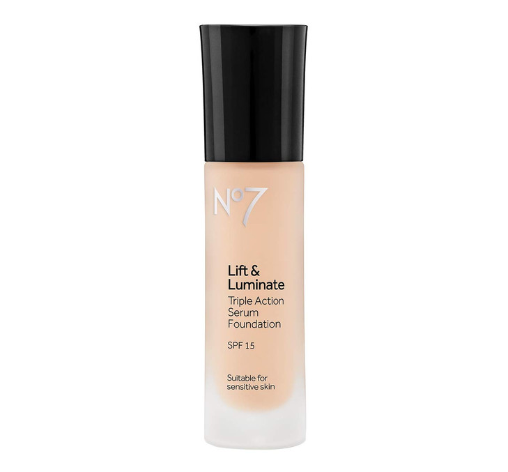 Boots No7 Lift And Luminate Foundation Spf 15 Warm Beige 1Oz Warm Beige