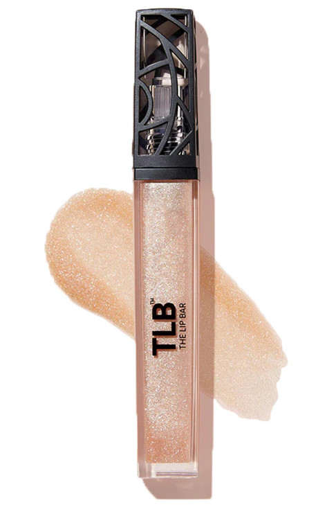 The Lip Bar Lip Gloss Trophy Wife Champagne Shimmer Gloss Up Sheer Finish Smooth Not Sticky Formula Coconut Oil Olive Oil Argan Oil And