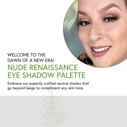 Honeybee Gardens Nude Renaissance Refillable Eye Shadow Palette 8 Shades
