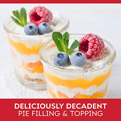 Duncan Hines Comstock Peach Pie Filling And Topping 21 Oz. Pack Of 8
