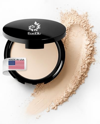 Organic Pressed Setting Powder Talc Free Translucent Matte Finish Light