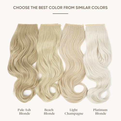 Sarla Invisible Wire Hair Extensions With 3 Clips Short Synthetic Wavy Curly Hairpiece Adjustable Transparent Headband For Women 14 Inch