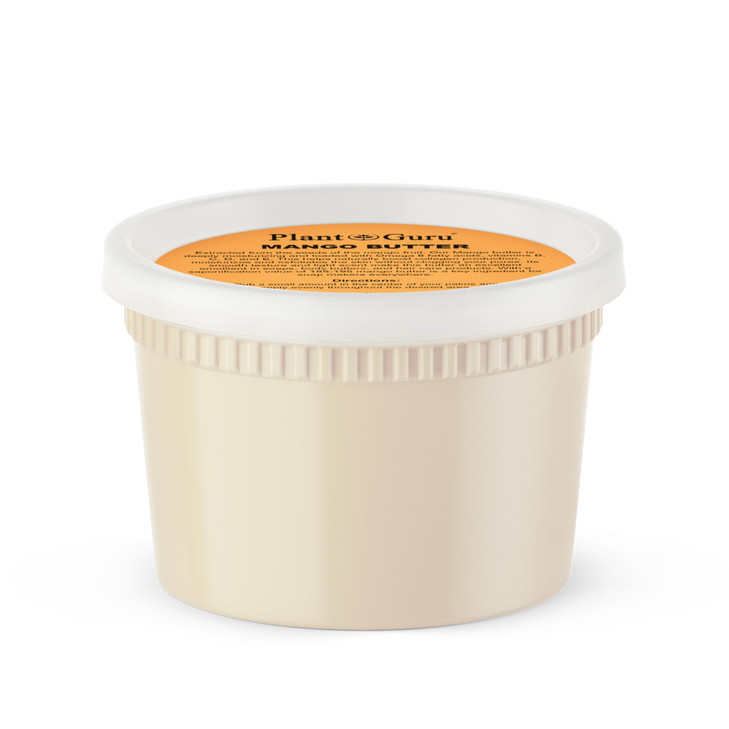 Plant Guru Raw Mango Butter 16 Oz. 1 Lb. 100 Percent Pure Natural Unrefined Great For Skin And Hair Growth.