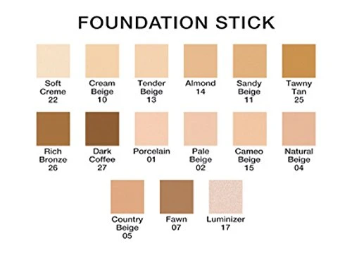 Beauty Deals Creamy Conditioning Foundation Stick Buildable Coverage Hypoallergenic Cream Beige