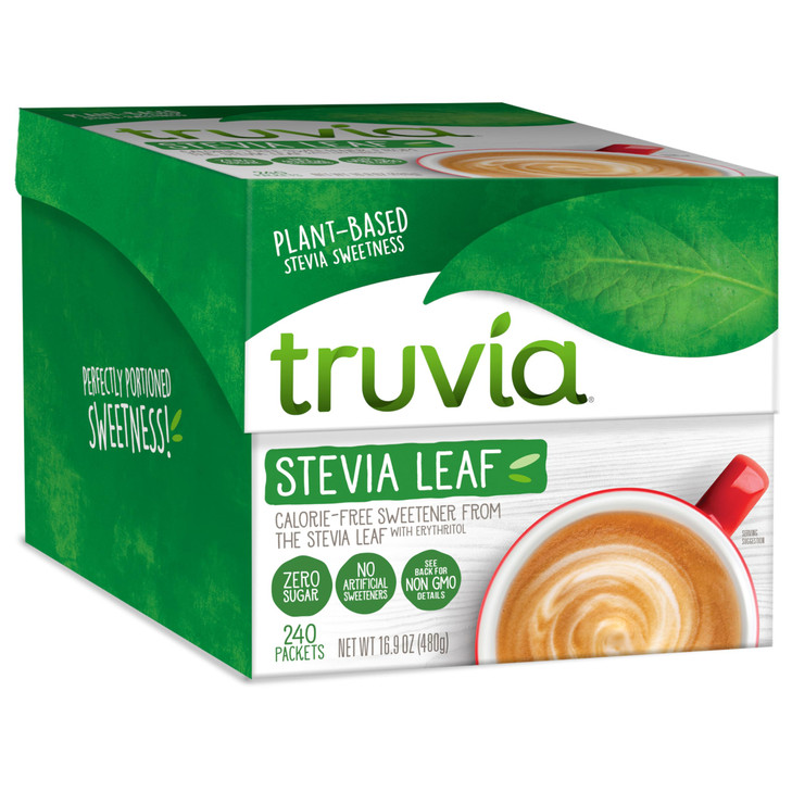 Truvia Original Stevia Sweetener Packets 240 Count Carton