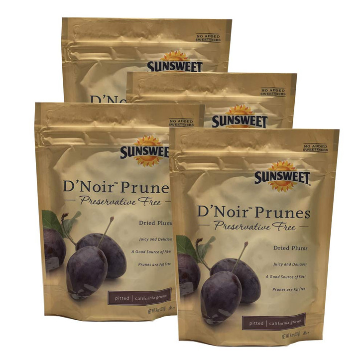Sunsweet D Noir Prunes 8 Oz Pack Of 4
