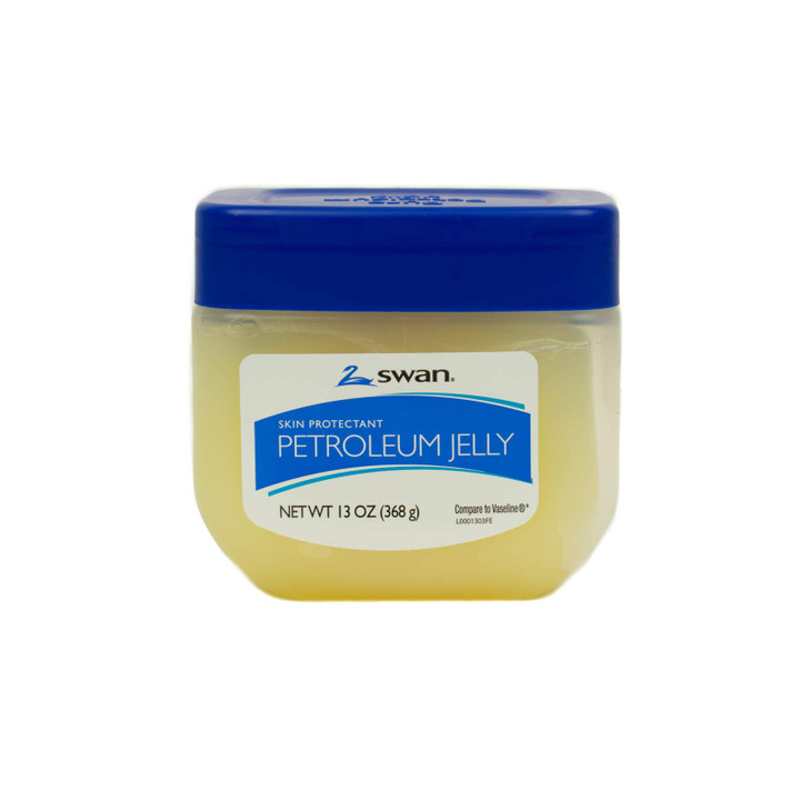 Baseline 16605 Swan 100 Percent Pure Petroleum Jelly Chafing And Diaper Rash Economy 13 Oz Jar