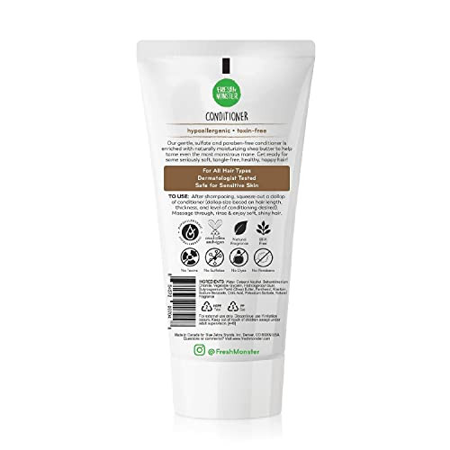 Fresh Monster Kids Hair Conditioner Coconut 6 Oz