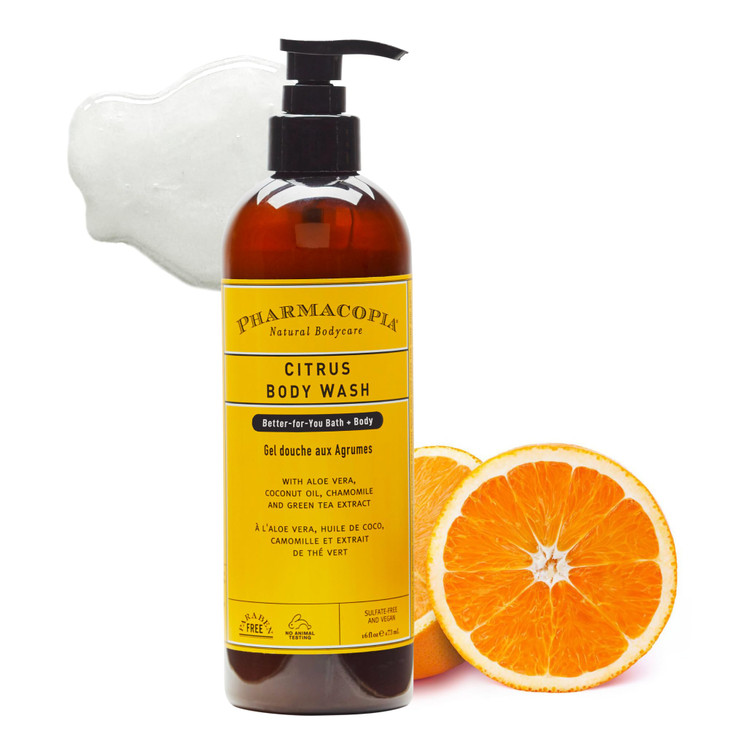 Pharmacopia Citrus Body Wash Natural Shower Gel 16 Oz