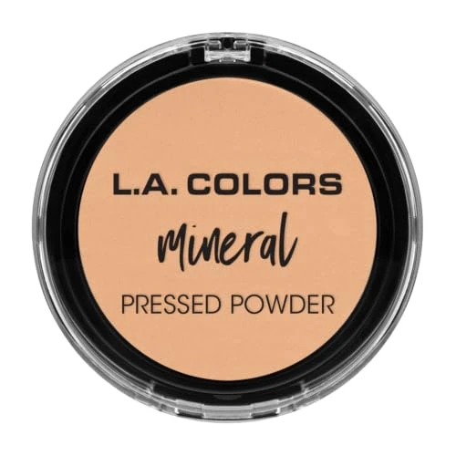 L.A. Colors Mineral Pressed Powder Creamy Natural New Artwork Cmp373