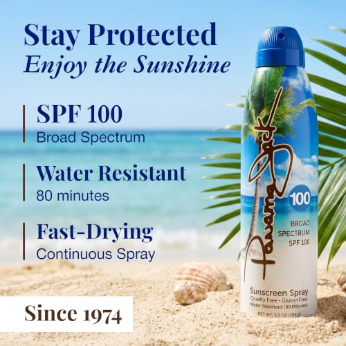 Panama Jack Continuous Sunscreen Spray Spf 100 5.5 Oz Pack Of 1