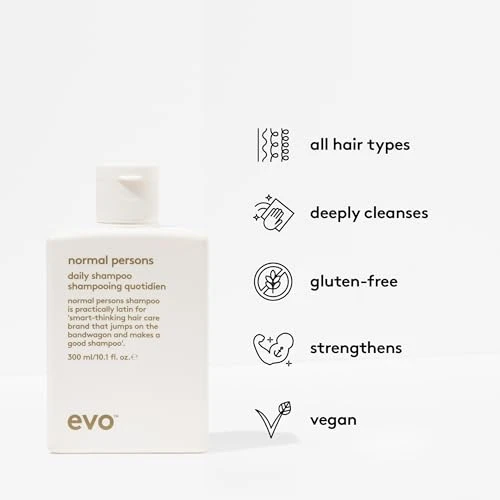 Evo Normal Persons Daily Clarifying Shampoo For Oily Hair 10.1 Fl Oz
