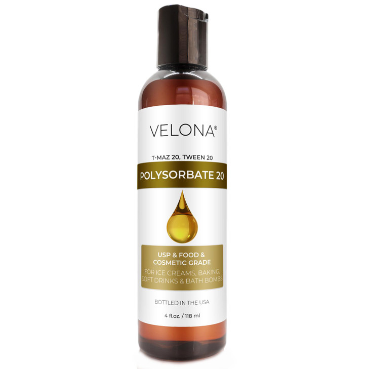 Velona Polysorbate 20 4 Fl Oz Food And Cosmetic Grade Usp Grade