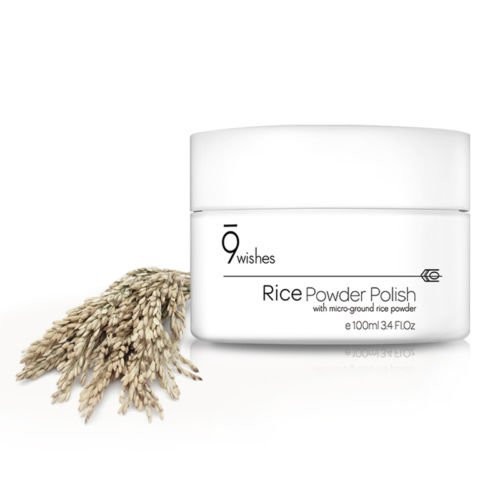 9Wishes Rice Powder Polish 3.38Oz Powder To Foam Facial Cleanser With Rice Extract Korean Skincare Exfoliating Polish For Gentle Daily