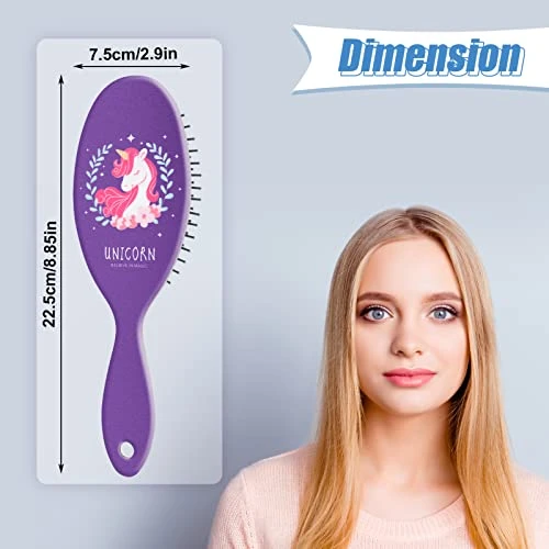 Ahlsenl 4 Pack Detangler Hair Brushes Anti Static Massage Comb Hair Brush For Women Girls Curly Straight Long Or Short Hair