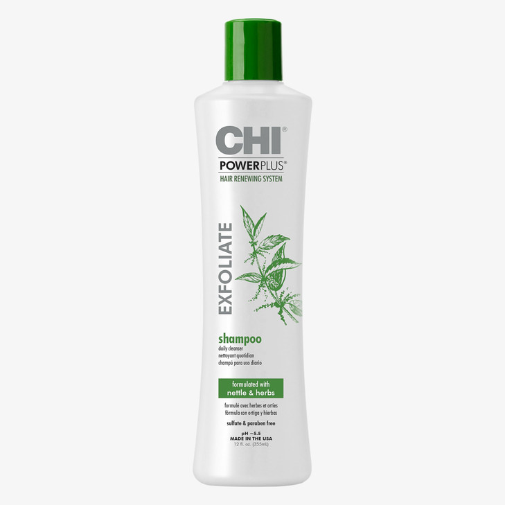 Chi Powerplus Exfoliating Shampoo For All Hair Types 12 Oz