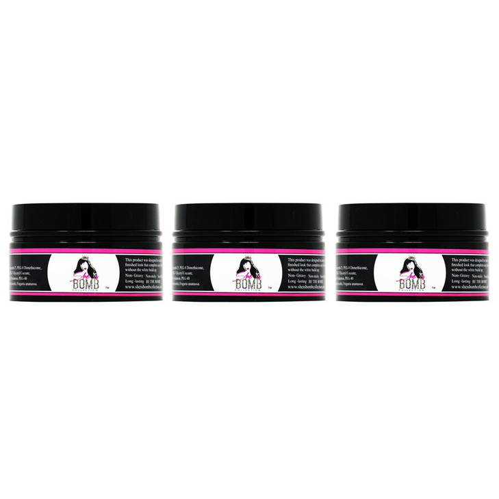 She Is Bomb Collection Edge Control 3.5Oz Pack Of 3