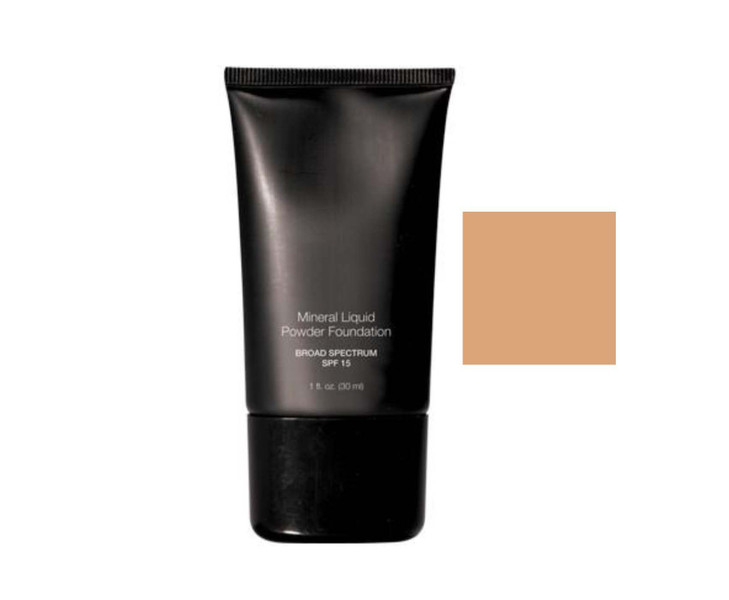 Beauty Deals Mineral Liquid Powder Foundation Broad Spectrum Spf 15 Natural Beige