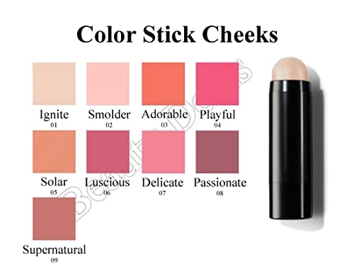Beauty Deals Cheek Color Stick Retractable Satin Finish Buildable Coverage Passionate