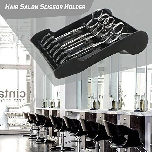 Segbeauty Professional Hair Scissor Rack Salon Barber Shop Organizer For 6 Stylist Hairdresser Scissors