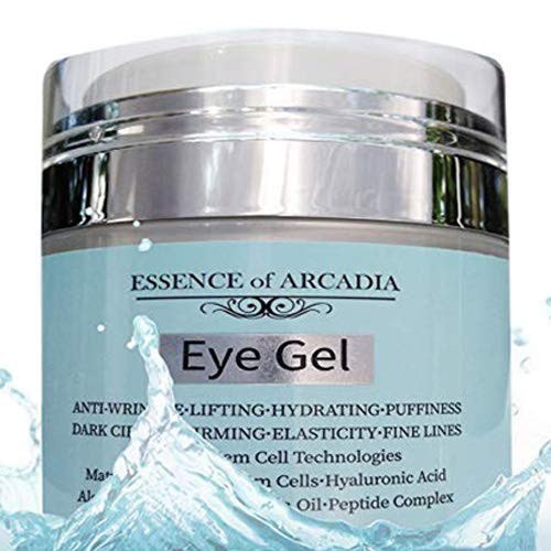 Eye Gel For Dark Circles Puffiness Wrinkles Skin Firming And Bags Effective Anti Aging Eye Gel For Under And Around Eyes Including Crows