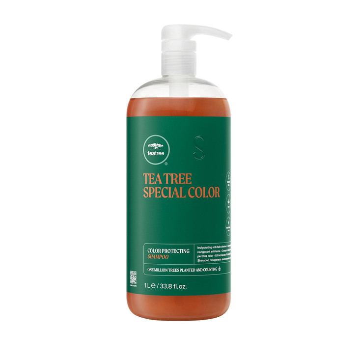Tea Tree Special Color Shampoo Gently Cleanses Protects Hair Color For Color Treated Hair 33.8 Fl. Oz