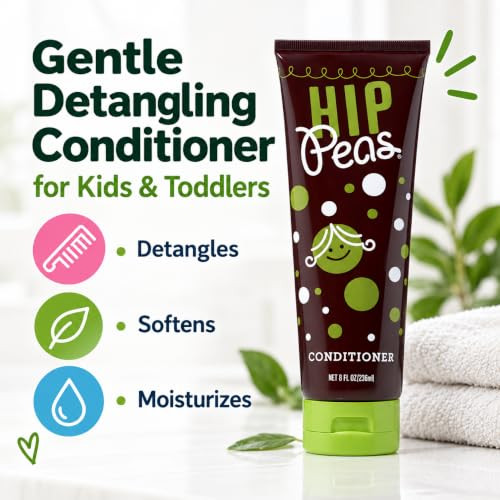 Hip Peas Natural Detangling Conditioner For Kids And Toddlers 8 Fl Oz