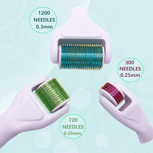 Angel Kiss 4 In 1 Titanium Microneedling Derma Roller Kit For Face And Body
