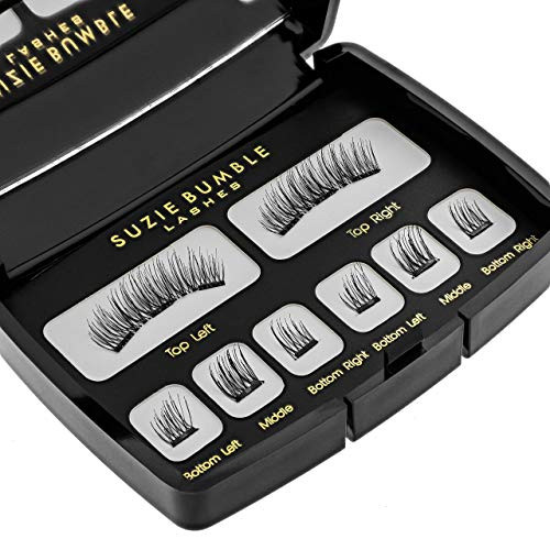 Suzie Bumble Magnetic Eyelashes Natural Look Reusable Magnetic Lashes Eyelash Extension Kit Pestañas Postizas Magneticas Comes With