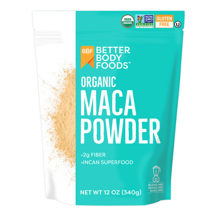 Betterbody Foods Organic Maca Powder Non Gmo And Gluten Free 12 Ounce