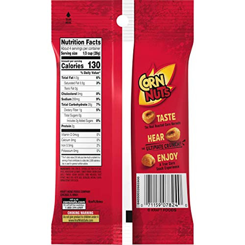 Corn Nuts Variety Pack 4Oz Size Pack Of 5 1 Of Each Bbq Ranch Chile Picante Original And Jalapeno Cheddar