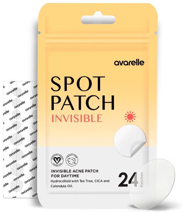 Avarelle Invisible Ultra Thin Acne Spot Patches For Daytime 24 Count