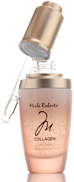 Merle Roberts Dark Spot Serum With Collagen. Anti Aging Serum For Wrinkles Sagging Skin And Fine Lines. 1 Fl Oz Pack Of 1