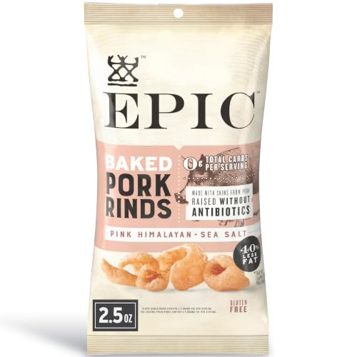 Epic Provisions Pink Himalayan Sea Salt Baked Pork Rinds 2.5 Oz