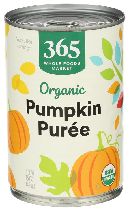 365 By Whole Foods Market Organic Pumpkin Puree 15 Ounce
