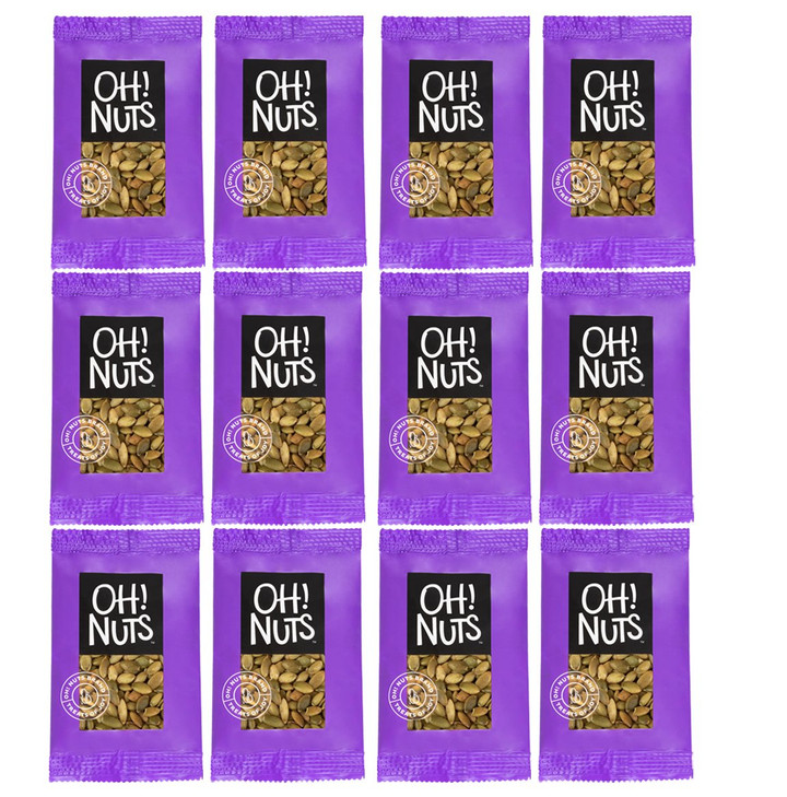 Oh Nuts Pumpkin Seeds Roasted Salted Individual Nut Snacks For On The Go 12 Convenient Nut Snacks For School Bulk Nuts Variety Individual