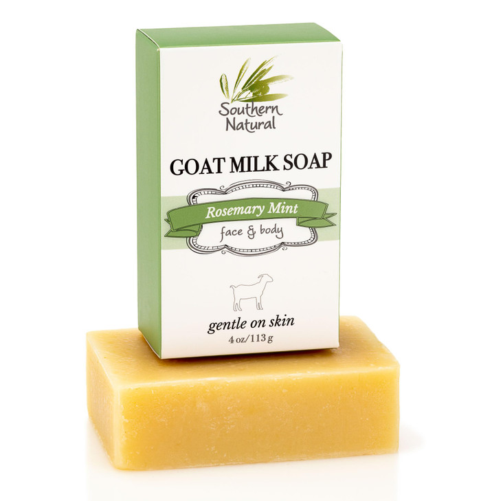 Southern Natural Goat Milk Soap Bar Rosemary Mint Dry Sensitive Skin
