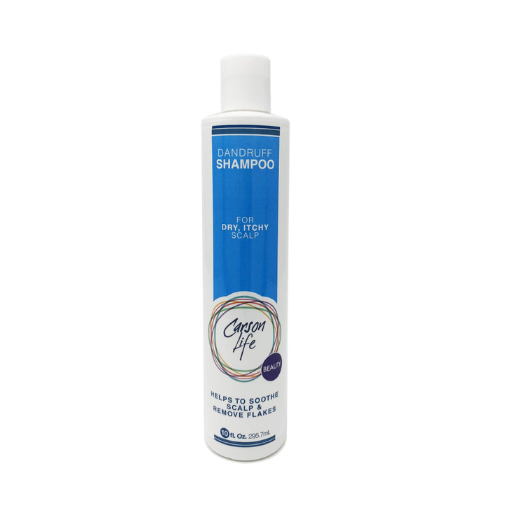 Carson Life Dandruff Shampoo Paraben And Sulfate Free 10 Oz Hydrates Repairs And Soothes Dry Scalp Eliminate Flakes And Restore Shine Single