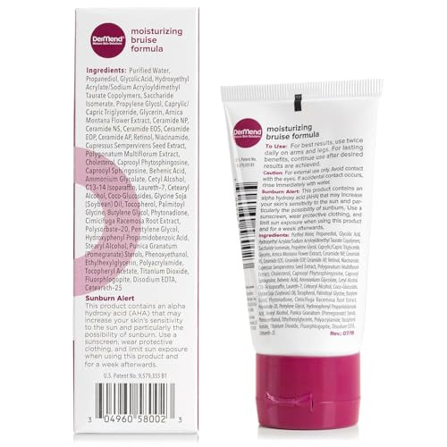 Dermend Arnica Bruise Cream 2.5 Oz. Mature Skin Solution With Vitamin K