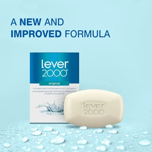 Lever 2000 Original Bar Soap Trusted Clean For Hands And Body 8 Bars 3.75 Oz Each Pack Of 2