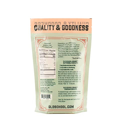 Old School Brand Buttermilk Biscuit Mix 12 Ounces Classic Fluffy And Flaky Homestyle Biscuits Makes 12 13 Biscuits