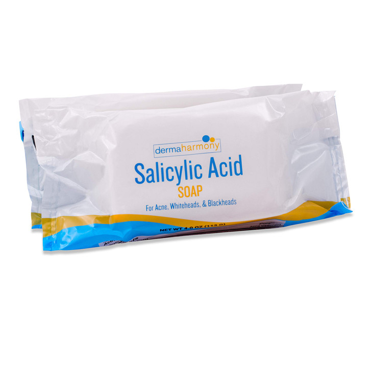 2 Percent Salicylic Acid Soap For Acne By Dermaharmony Two 4 Oz Bars