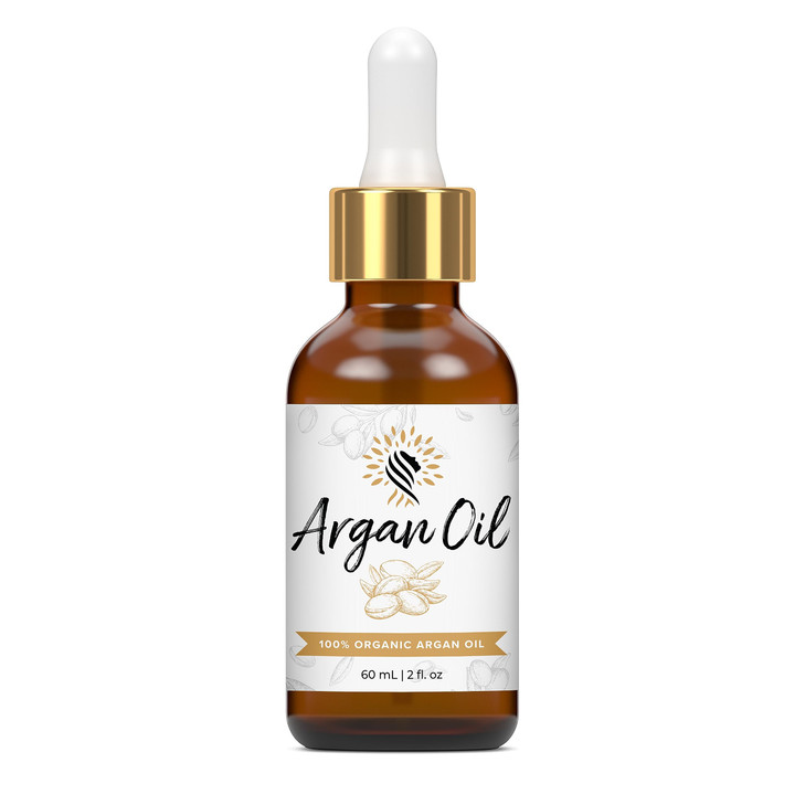 Argan Cosmetics 100 Percent Pure Organic Moroccan Argan Oil Unscented 2 Fl Oz